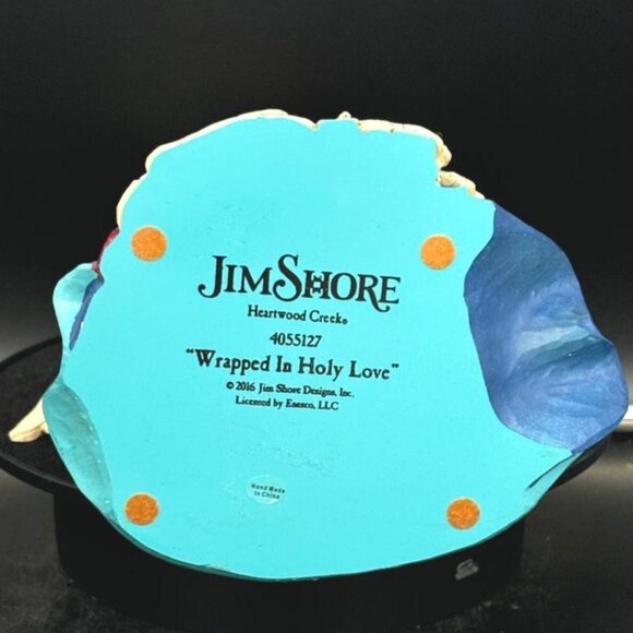 ENESCO Jim Shore "Wrapped in Holy Love" Nativity Angel Figurine Hartwood Creek - Picture 8 of 8